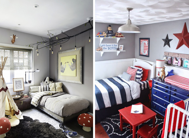 Tips on Using Red in Boysrooms by Kids Interiors
