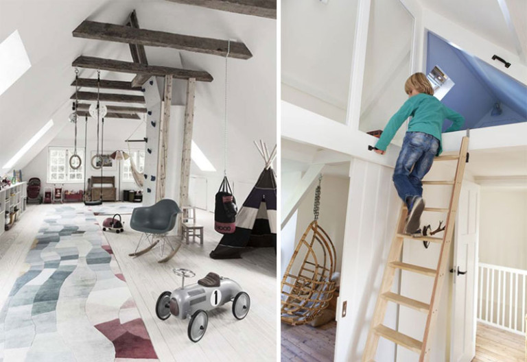 How to Create a Stylish Attic Kid's Room