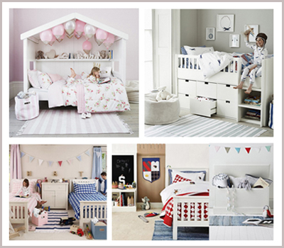 white company kids bed