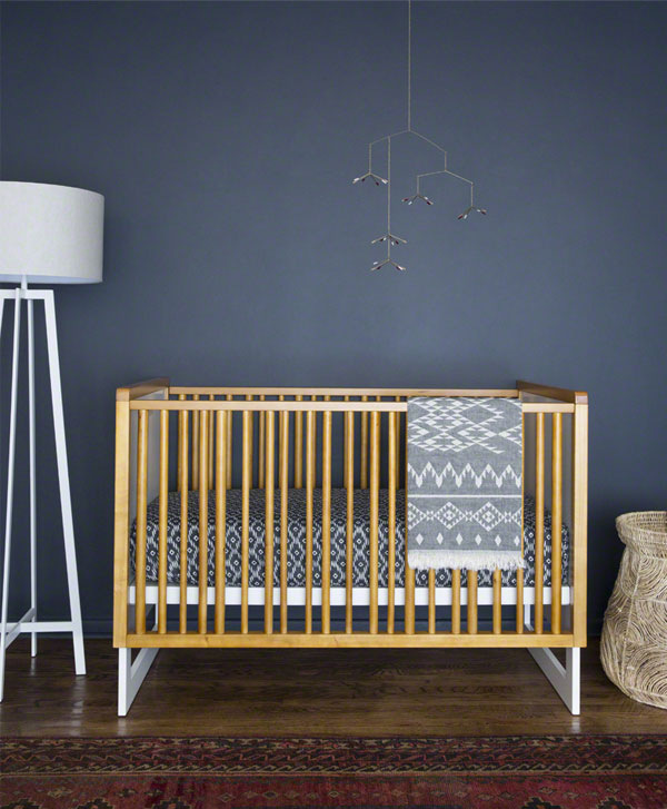 baby boy nursery blue and brown