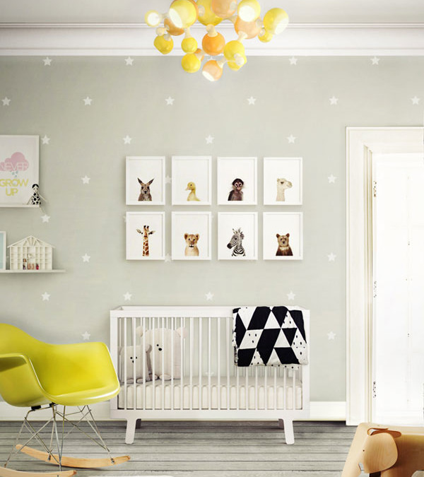 FRESH AND LIGHT GIRL NURSERY ROOMS