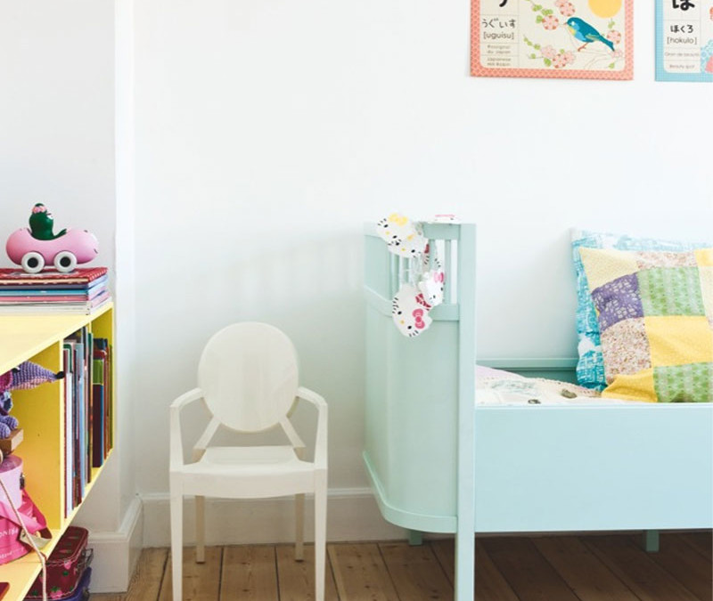 PALE BLUE FOR GIRL NURSERY ROOMS