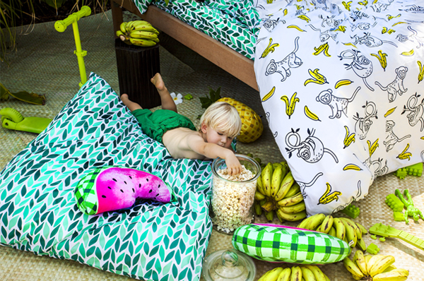 fruity bedding for kids