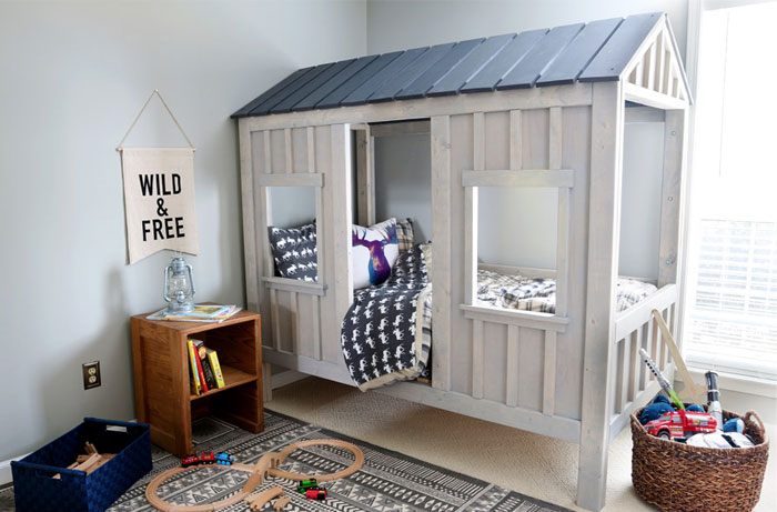 boysrooms with housebeds