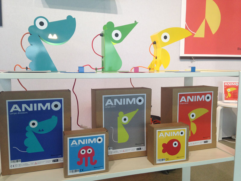 Bleu carmin design animo lamps