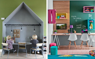 CREATIVE STUDYCORNERS FOR KIDS’ ROOMS
