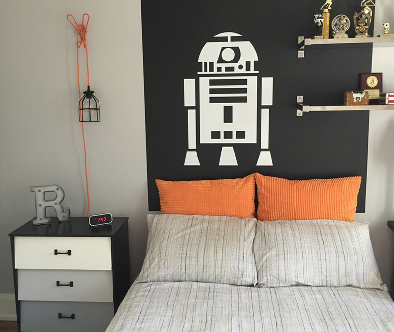 ROBOT THEMED BOY’S ROOM BY AMBER LAMBE INTERIORS