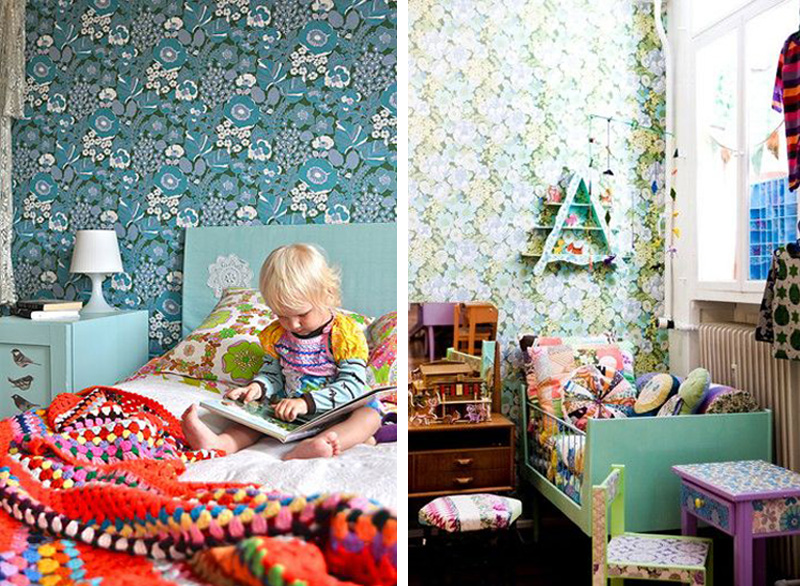 flowery girlsrooms