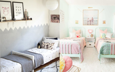 SHARED KIDS’ ROOMS WITHOUT BUNKBEDS