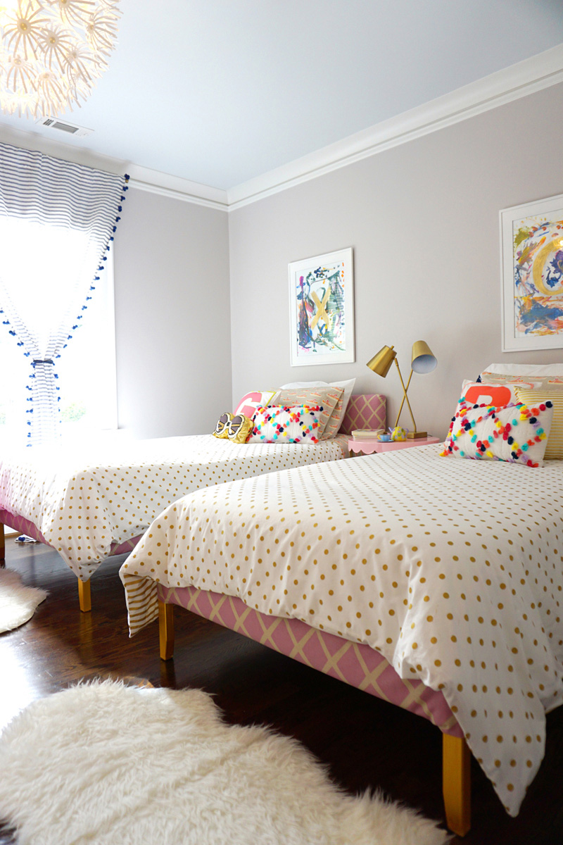 youthful nest shared girlsroom