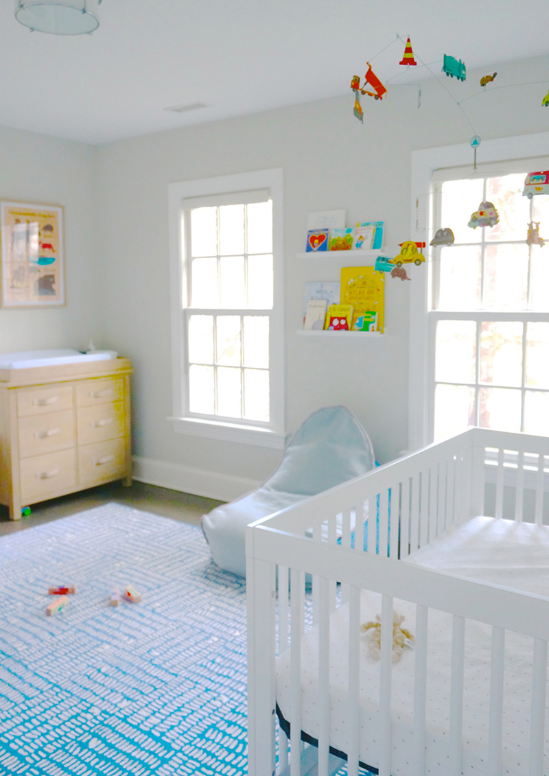 yellow blue nursery