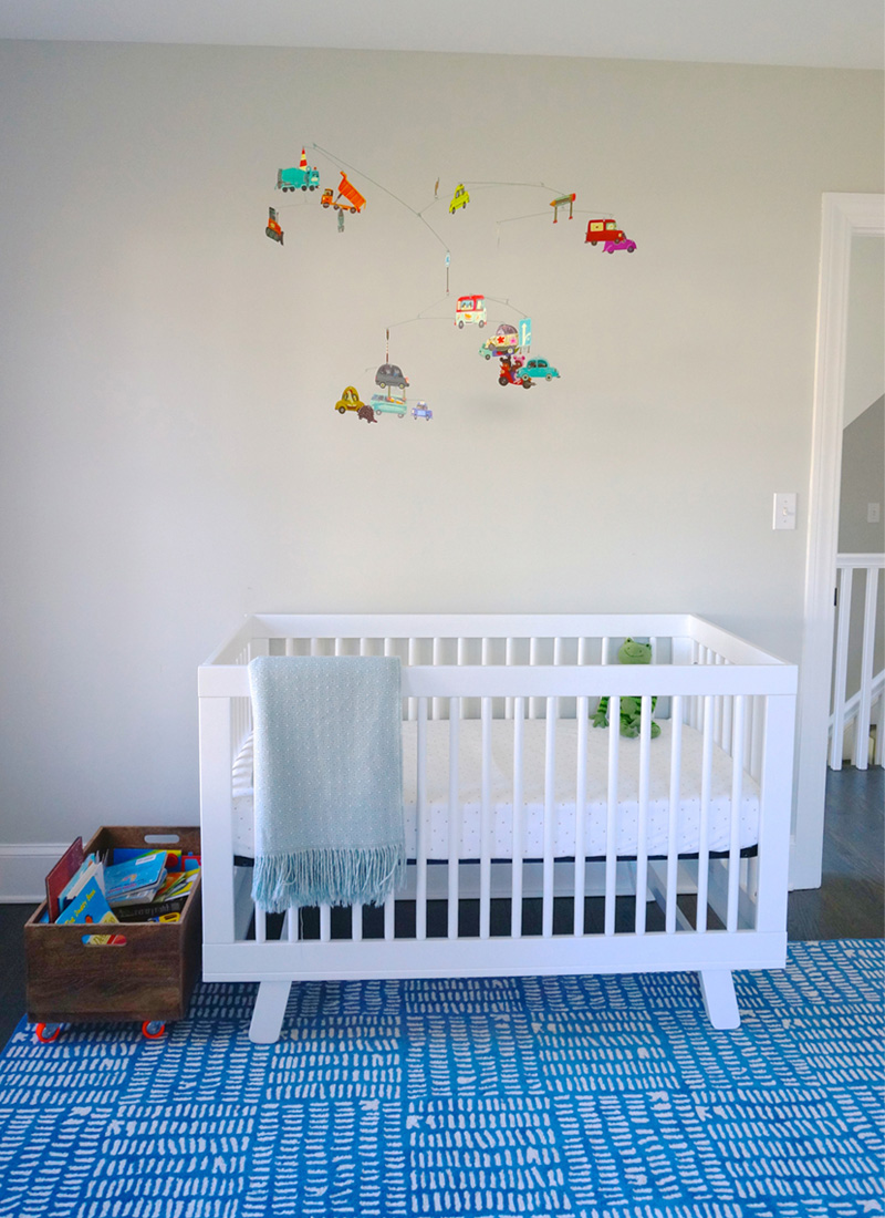blue rug nursery