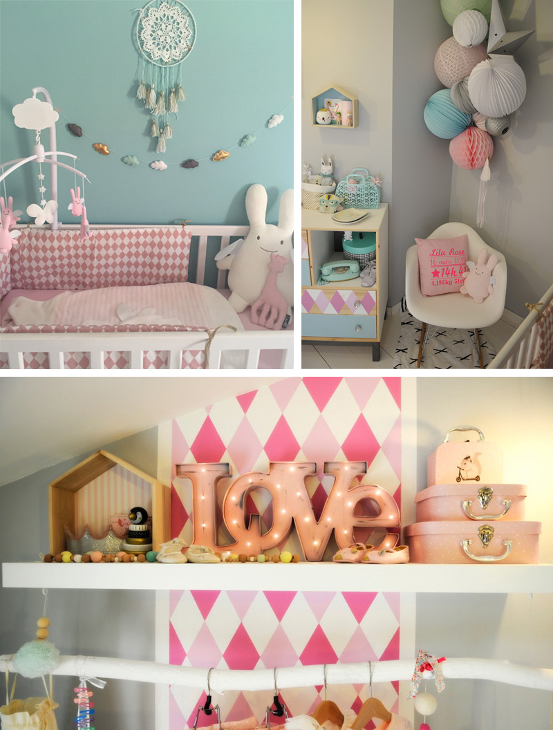 pastel girl nursery