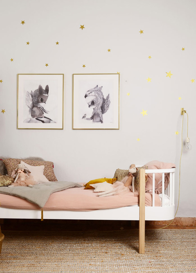 Kidsrooms with Gold Details - by Kids Interiors