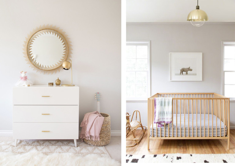 Kidsrooms with Gold Details - by Kids Interiors