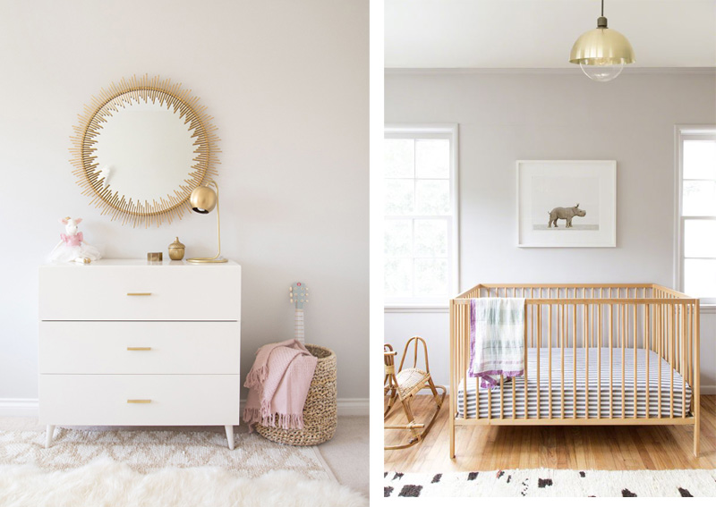 gold accents nursery