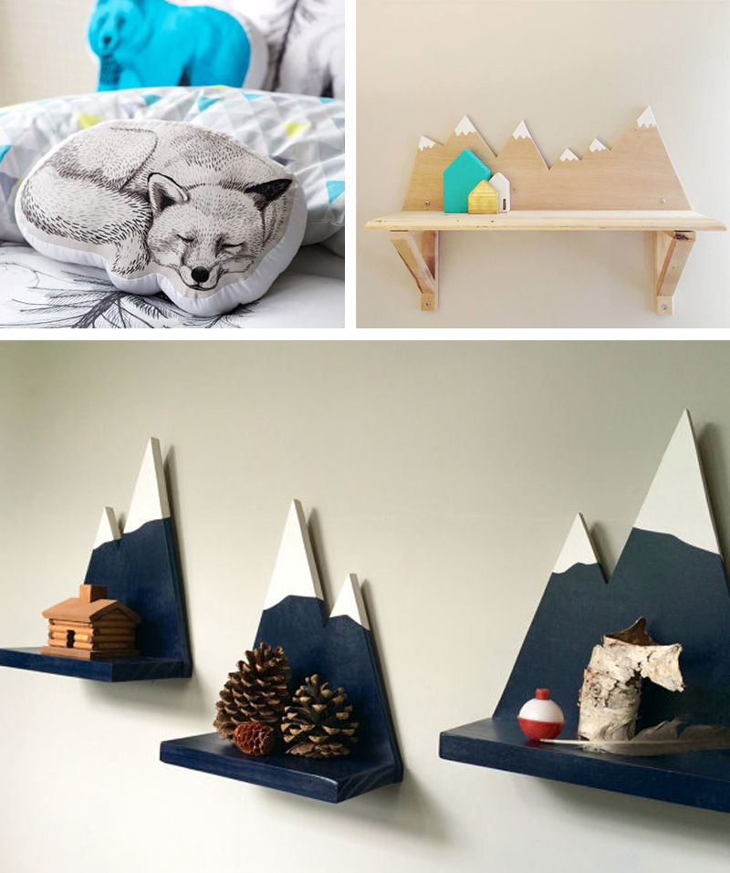 wintery kids decor