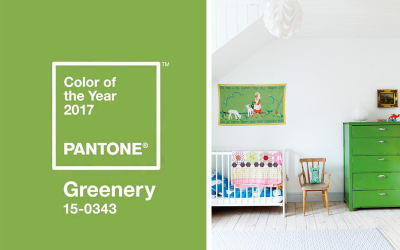 PANTONE’S COLOUR OF THE YEAR GREENERY FOR KIDS’ ROOMS