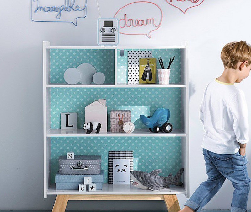 STYLISH SHELVES IN KIDS’ ROOMS