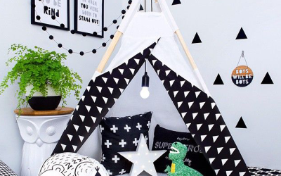 TEEPEES IN BOYS’ ROOMS