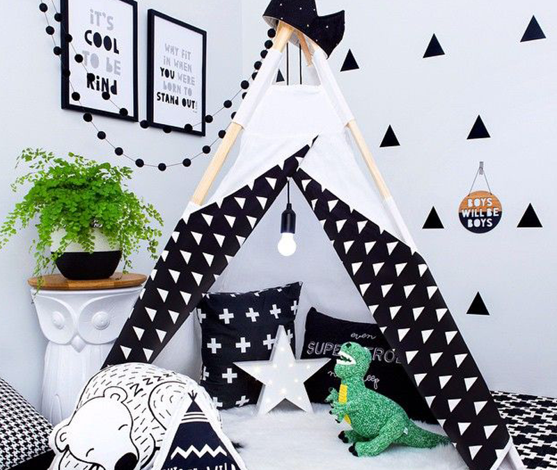TEEPEES IN BOYS’ ROOMS