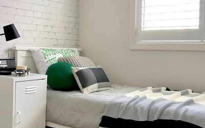 ROOMTOUR : JACK’S GREEN AND WHITE BOYS ROOM