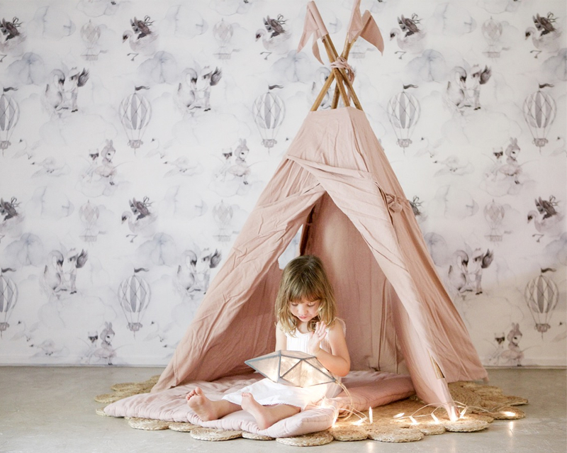 Wallpapers for Girls Rooms - by Kids Interiors