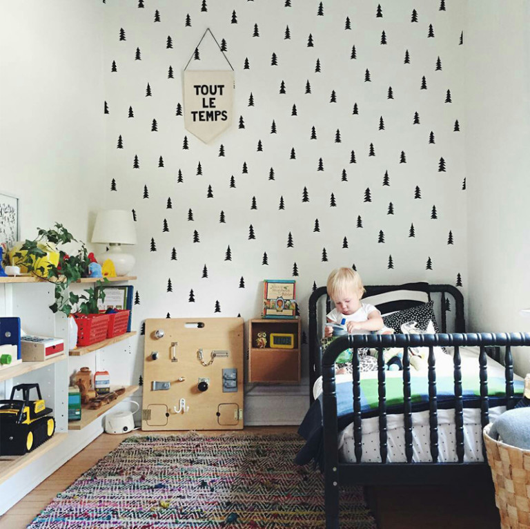 Fun Wallpaper for Boysrooms - by Kids Interiors