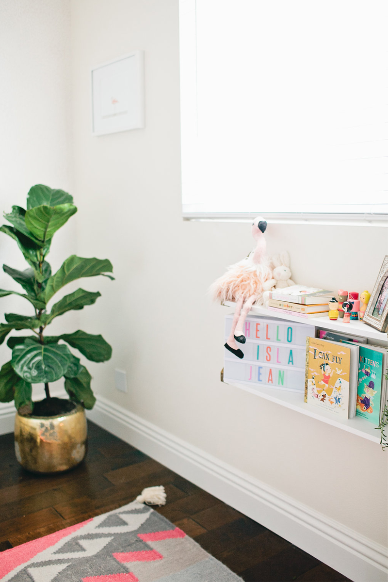 plant in baby nursery