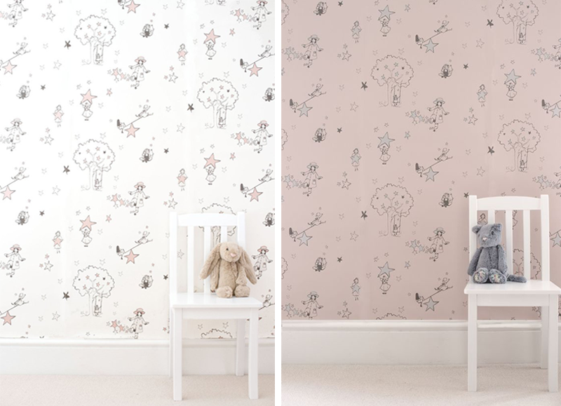 Wallpapers for Girls Rooms - by Kids Interiors