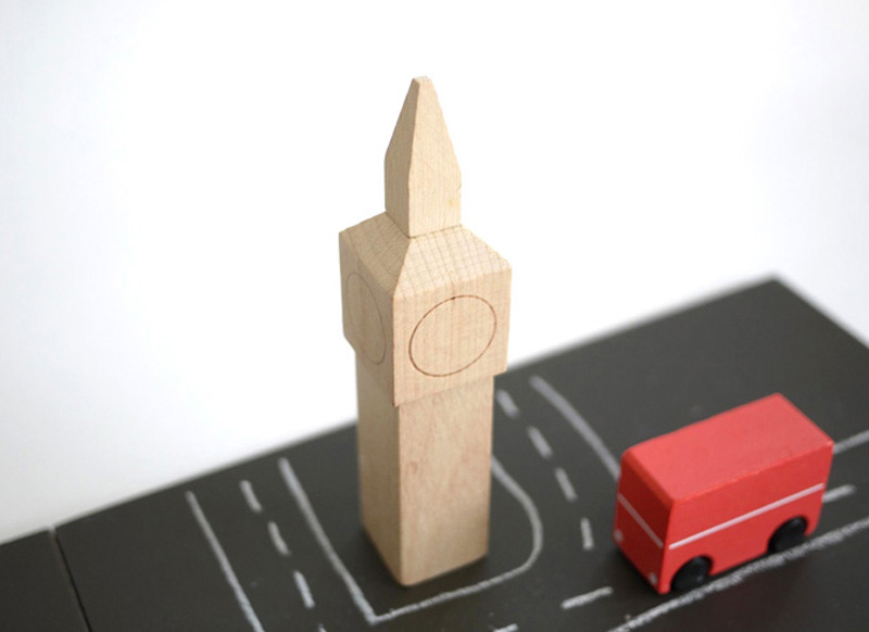 London wooden toy