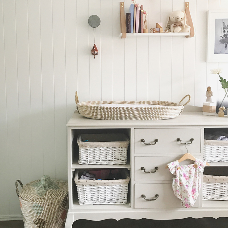 french style changing table