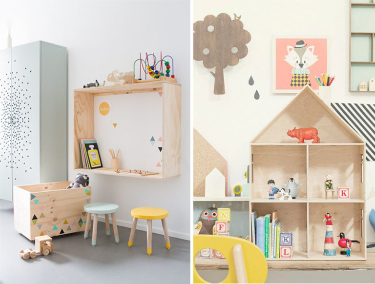 Natural Wood Kids Furniture in Kids' Rooms - by Kids Interiors