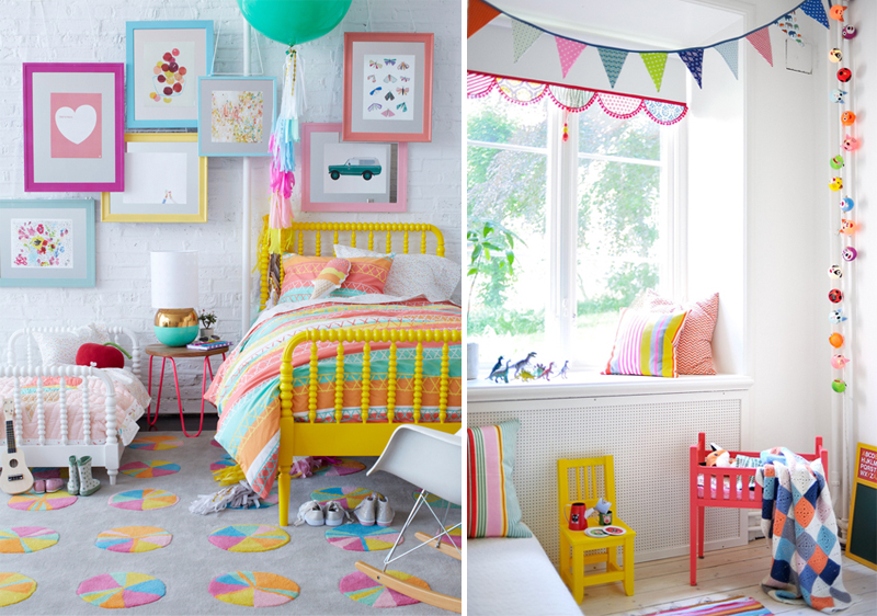 kids rooms with yellow