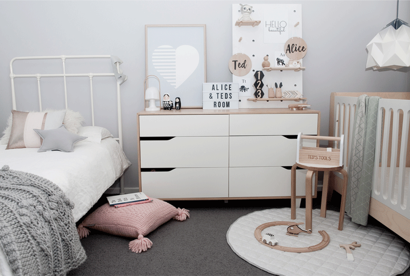 ROOMTOUR : TED’S AND ALICE’S SHARED KIDS’ ROOM