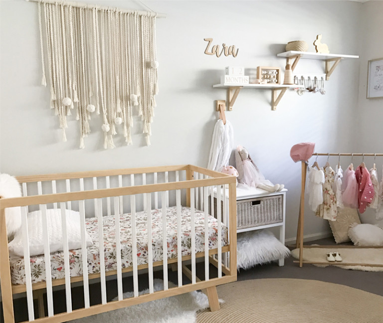Zara's Natural and Floral Nursery by Kids Interiors