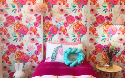 ROOMTOUR : APRIL’S COLOURFUL AND FLORAL GIRL’S ROOM