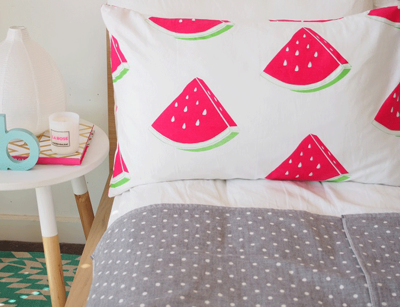 watermelon pillowcase