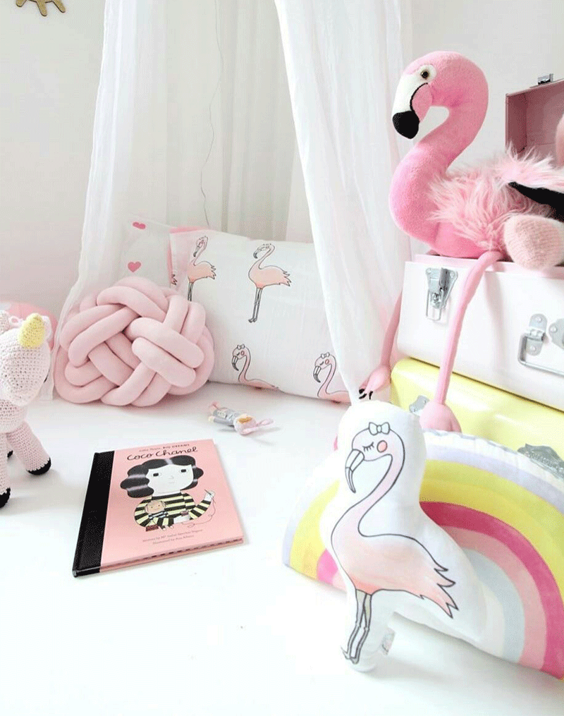 flamingo plushie
