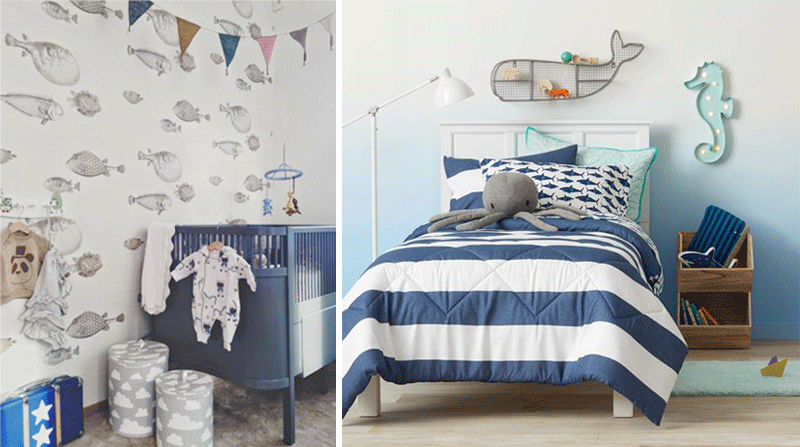 navy blue childrens rooms
