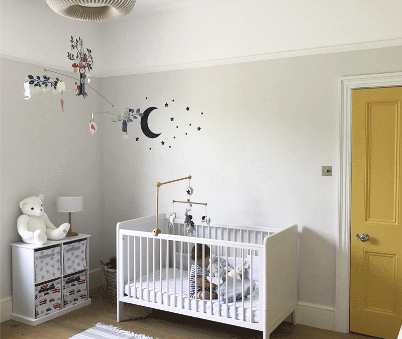 SEBASTIAN’S LIGHT AND AIRY NURSERY WITH ACCENTS
