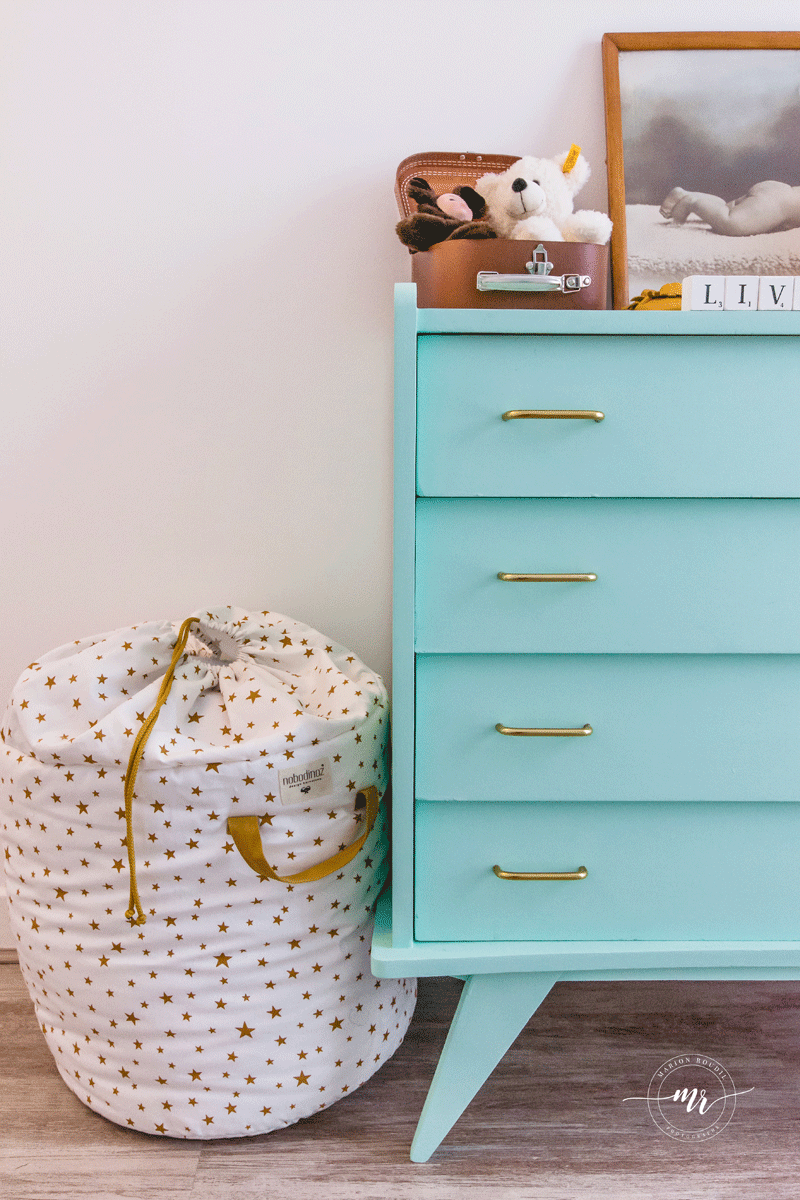 turquoise chest of drawers