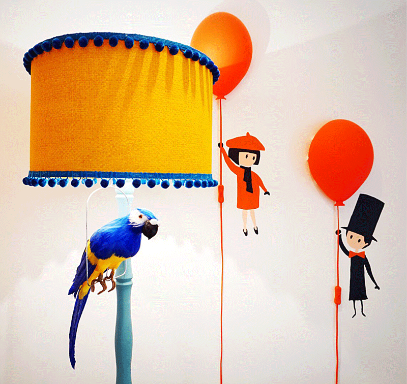 fun handmade lampshade