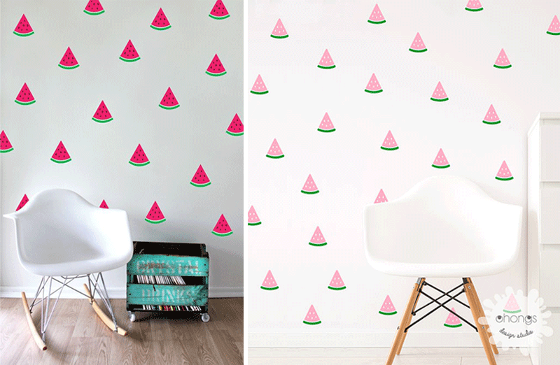 watermelon wallpaper kids rooms