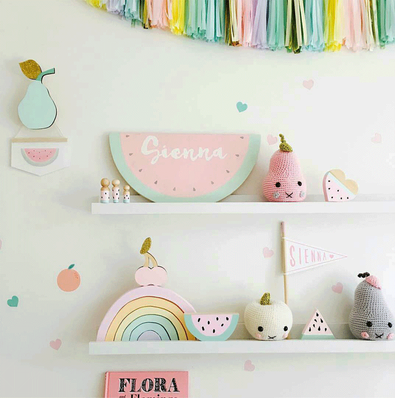 watermelon kids décor