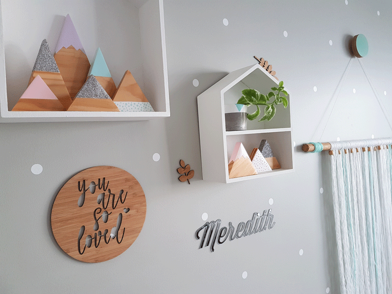 mountain wooden décor