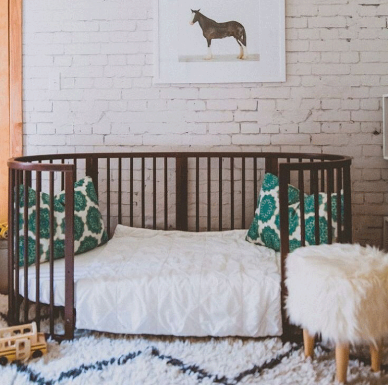 A Bed that Grows with the Child Kids Interiors