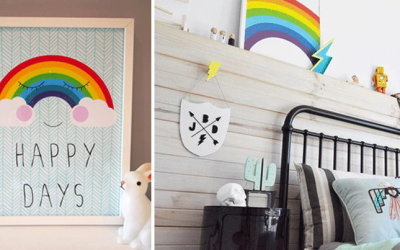 RAINBOWS IN KIDS’ INTERIORS