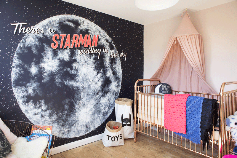 ROOMTOUR : A DAVID BOWIE THEMED NURSERY FIT FOR A STAR