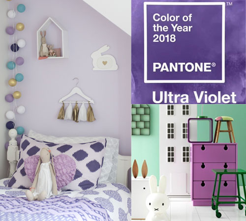 PANTONE’S ULTRA VIOLET IN KIDS’ ROOMS